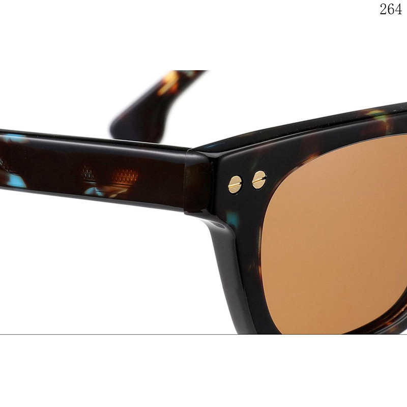 Dachuan Optical HS2860 China Supplier Retro Design Acetate Óculos de sol Sunglasses with Custom Logo (3)